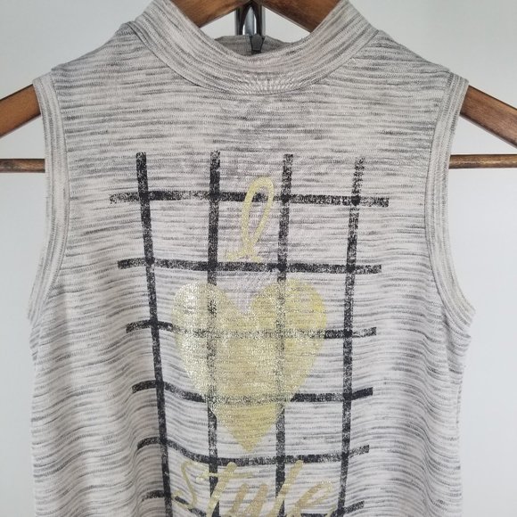 🌵 Total Girl Sleeveless High Low Gray Dress - Picture 2 of 6